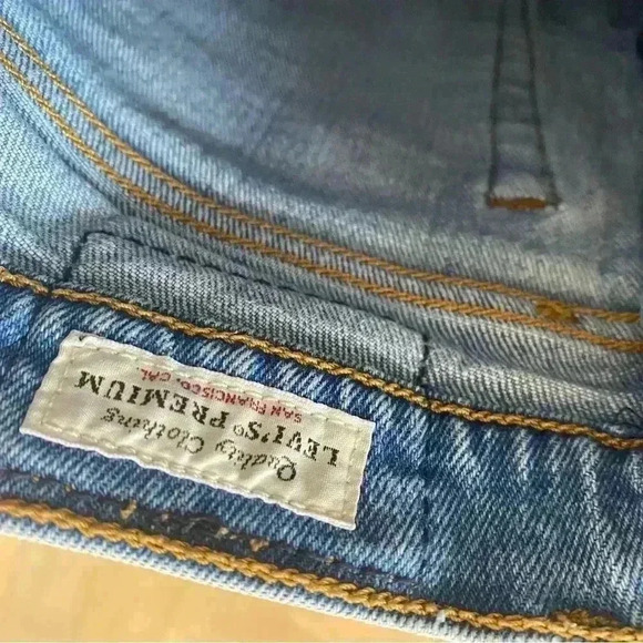 Levi’s Straight Wedgie Jeans Blue Size 27 - Picture 6 of 9